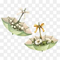 手绘雨伞