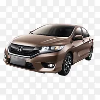 卡通手绘本田汽车