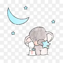 大象和小白兔