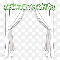婚礼 白色拱门
