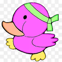 紫色小鸭
