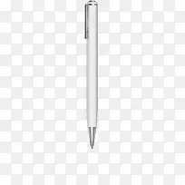 银白色大气钢笔矢量学习用品