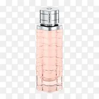 一个粉色的香水瓶