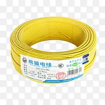 黄色电缆设计素材