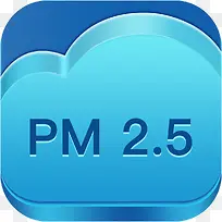 手机PM2.5实时监测仪天气logo图标