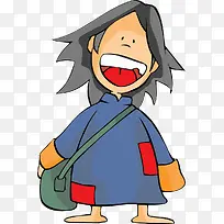 大笑的乞丐