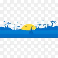 沙滩椰树