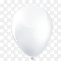 手绘白色气球