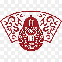 葫芦中国风式红章