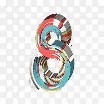 科技数字8