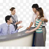 一群人聊天