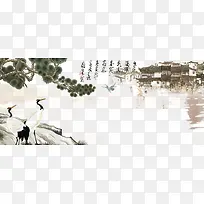 齐白石松鹤延年