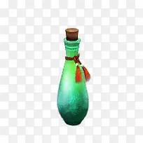 绿色古典药瓶