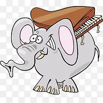 大象背上的钢琴