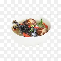 乌鸡甲鱼汤美味汤羹食品图