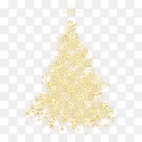 创意金色圣诞树