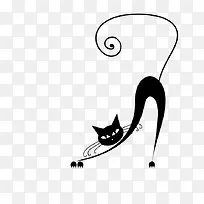 黑色性感卡通猫咪
