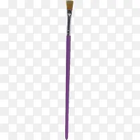 紫色漂亮画笔
