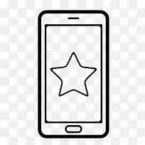 手机上五角星图标