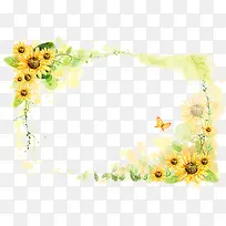 菊花相框图片