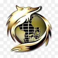 火狐ALT金黑色和金色图标