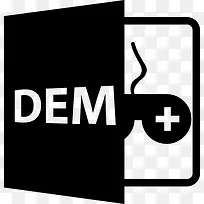 DEM文件格式符号图标