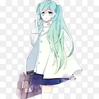 二次元双马尾