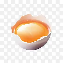 蛋壳里没完成的鸡蛋布丁