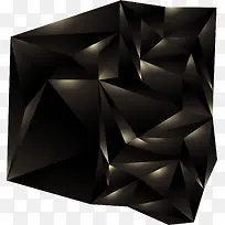 创意黑色几何体