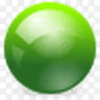 绿色球对象图标