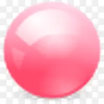 粉红球对象图标