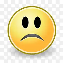 的脸悲伤的emotes-icons