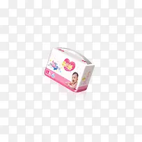 粉色婴儿纸尿布