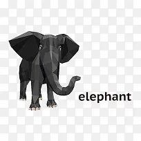 多边形组合大象