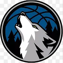 NBA明尼苏达森林狼队标志