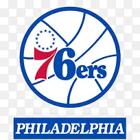 NBA费城76人logo设计