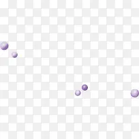 设计海报效果紫色球体