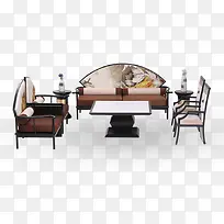 中国风沙发桌子
