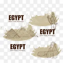 矢量特色埃及