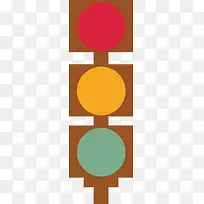 矢量PPT设计交通信号灯图标