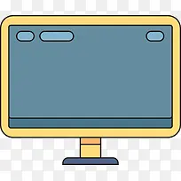 手绘电视机UI设计