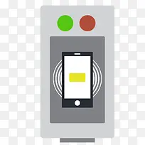 扁平化NFC手机感应支付界面