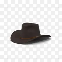 棕色牛仔帽