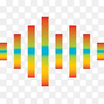 彩虹色音量柱状图