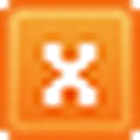 橙色的小写字母x图标