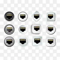 矢量图SSD固态接口示意图