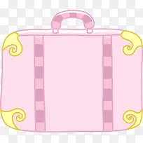 粉色行李箱
