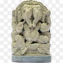 泰国风格大象雕塑素材免抠