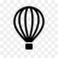热气球标志图标