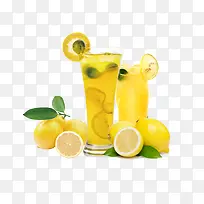清凉一夏柠檬水鲜榨果汁